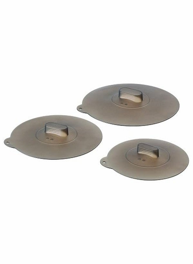 IKEA (イケア) Ikea KLOCKREN: Universal Lid Set of 3, Silicone (804.491.90) - Image 1